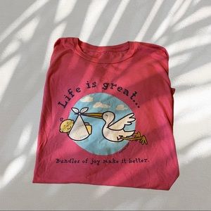 Bundle of joy pink T-shirt